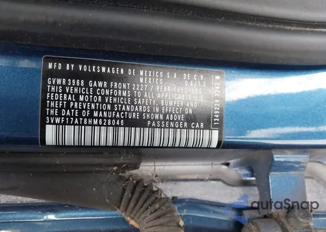 2017 Volkswagen Beetle #Pinkbeetle/1.8T Classic/1.8T S from USA, damaged, VIN 3VWF17AT8HM628046